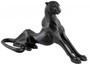 Casa Padrino Luxus Bronzefigur Gepard 85 x 27 x H. 43 cm - Art Deco Figur
