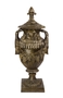Casa Padrino Antik Stil Gartenfigur Urne - Gusseisen - Bronze Look 