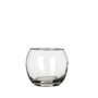 Windlicht Glas klar Kugel H7cm 8cm Ballglas Kugelglas Teelichtglas Teelichthalter 