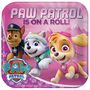Paw Patrol Teller pink 8 Stck quadratisch 23 cm Party-Deko Geburtstag