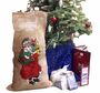 Weihnachtsmann-Sack 70 x 50 cm mit Motiv bedruckt Jutesack fr Geschenke