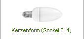 LED Kerzenform Sockel E14
