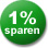 1% Sparen!