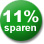 11% Sparen!