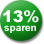 13% Sparen!