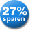 27% Sparen!
