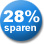 28% Sparen!