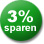 3% Sparen!