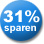 31% Sparen!
