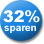 32% Sparen!