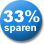 33% Sparen!