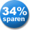 34% Sparen!