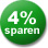 4% Sparen!