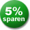 5% Sparen!