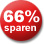 66% Sparen!