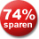 74% Sparen!