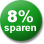 8% Sparen!
