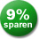 9% Sparen!