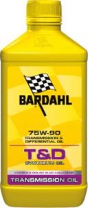 BARDAHL T&D C60 Synth. Gear Oil 75W-90 Getriebel - 1 Liter-Flasche
