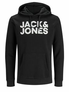 Herren Jack & Jones Corp Logo Sweat Hood Classic Kapuzen Sweatshirt Basic Sweater