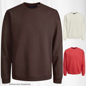 Herren JACK & JONES Basic Sweater Plus Size Langarm Shirt Rundhals Pullover bergre Jumper JORBRINK