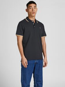 Herren JACK & JONES Polo T-Shirt Pique Hemd Kurzarm Basic Oberteil Cotton Logostickerei JPRBLUWIN 