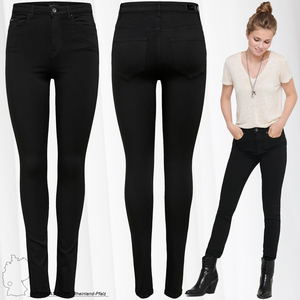ONLY Basic Skinny Fit Jeans High Waist Stretch Denim 5-Pocket Hose ONLFOREVER