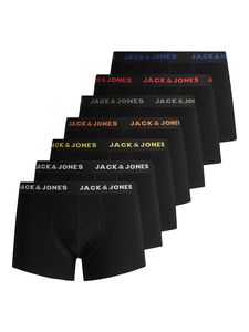 JACK& JONES Boxershorts 7er-Pack Basic Trunks Kurze Unterhosen Logo Print Design JACBASIC