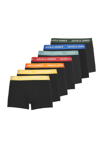 JACK& JONES Boxershorts 7er-Pack Basic Trunks Kurze Unterhosen Logo Print Design JACVITO