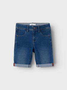 NAME IT Jungen Slim Fit Jeans Shorts Kurze Denim Hose Basic 5-Pocket Pants Teens 