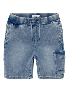 NAME IT Trendige Jungen Stretch Jeans Shorts Kurze Cargo Hose Denim Pants