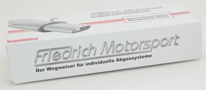 Friedrich Motorsport 70mm Duplexanlage fr BMW E63, 635d 210kW