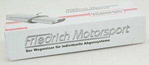 Friedrich Motorsport 2x70mm Anlage mit 200 Zellen Sport-Kats. fr BMW 1er E82 Coupe 3.0l Bi-Turbo 225kW