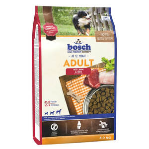 Bosch Hunde Trockenfutter Adult Lamm + Reis, glutenfrei