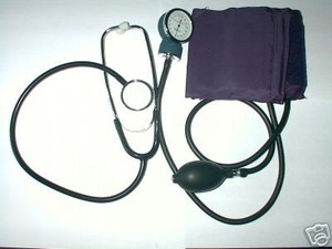 Blutdruck Gert, Blutdruckmessgert mit Stethoskop