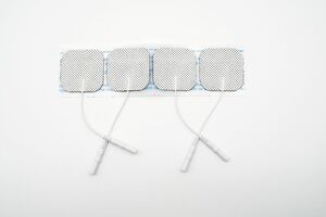 Carbon Plus Elektroden fr Tens / EMS Gert, selbstklebend, 4 Stck, 40 x 40 mm