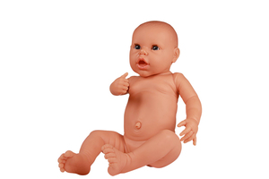 Baby, Babypuppe, Neugeborenenpuppe fr Wickelbungen + Badebungen, weiblich