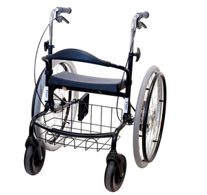 Wheellator, 2in1 Rollstuhl und Rollator, Transportrollstuhl, klappbar