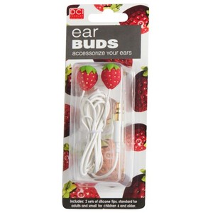 Kopfhrer-Set - Earbuds, Erdbeeren