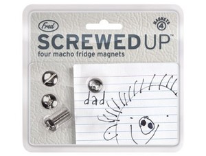 Fred Magnet-Set - Screwed-up, 4-teilig