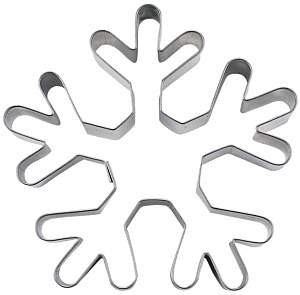 Stdter Ausstechform - Schneeflocke Edelstahl 6,5 cm