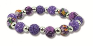 Hergo Collection Armband 9 mm - Lavender Love, lila
