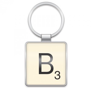 Scrabble Buchstaben-Anhnger - Buchstabe B