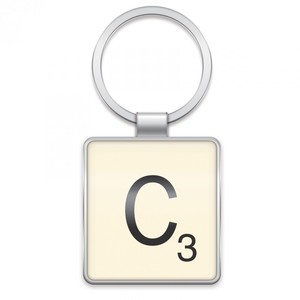 Scrabble Buchstaben-Anhnger - Buchstabe C