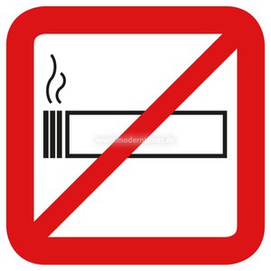Bierdeckel-Set - Rauchen verboten, 15 Stck