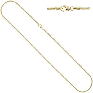 Schlangenkette 585 Gelbgold 1,4 mm 42 cm Goldkette Halskette