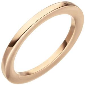 Damen Ring 585 Gold Rotgold Rotgoldring (Gre: 58)