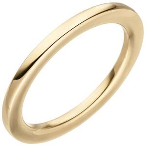 Damen Ring 585 Gold Gelbgold (Gre: 56)