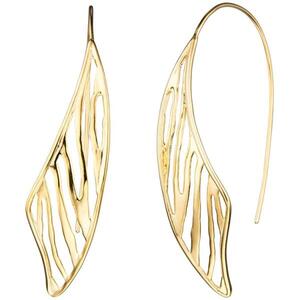 Durchzieh-Ohrhnger 925 Silber gold vergoldet Ohrringe zum Durchziehen
