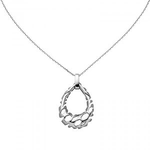 Collier Halskette Tropfen Anhnger 925 Sterling Silber 45 cm Kette Silberkette